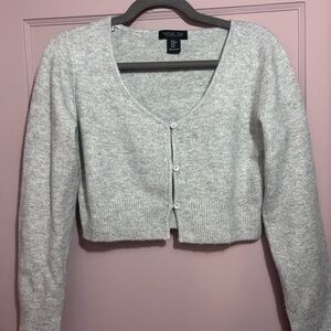 Rachel Zoe Light Gray Women's Cardigan